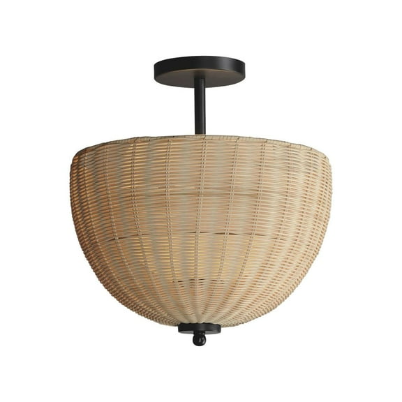 Maxim Lighting - Maldives - 2 Light Semi-Flush Mount-16 Inches Tall and 14.75