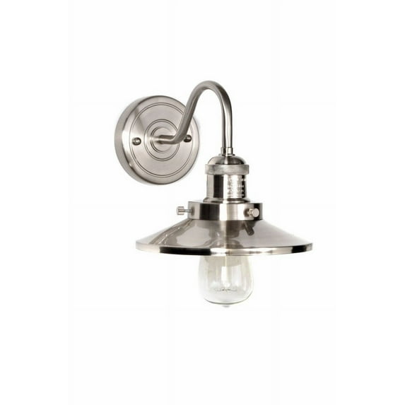 Maxim Lighting - Mini Hi-Bay - One Light Wall Sconce Satin Nickel False Bronze