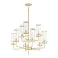thumbnail image 1 of 11479CRSBR-Maxim Lighting-Crosby-9 Light Chandelier-28 Inches wide by 31 inches high-Satin Brass Finish    -Traditional Installation, 1 of 2