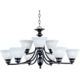 thumbnail image 1 of Maxim Lighting - Nine Light Chandelier - Malaga - 9 Light 2-Tier Chandelier Oil, 1 of 2