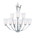thumbnail image 1 of -Nine Light 2-Tier Chandelier In Modern Style-32 Inches Wide By 32 Inches High     -Traditional Installation Maxim Lighting 20026Swpc, 1 of 2