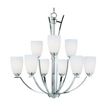 -Nine Light 2-Tier Chandelier In Modern Style-32 Inches Wide By 32 Inches High     -Traditional Installation Maxim Lighting 20026Swpc
