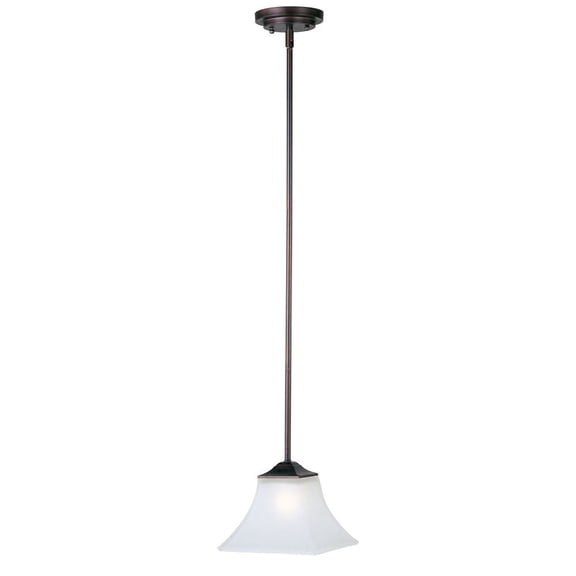 92090FTOI Maxim Lighting Aurora-One Light Mini Pendant in Contemporary style-8 Inches wide by 10.25 inches high-Oil Rubbed Bronze Finish