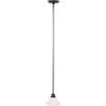 thumbnail image 1 of 91066MROI Maxim Lighting Marin-1 Light Mini Pendant in Modern style-7 Inches wide by 5.25 inches high-Oil Rubbed Bronze Finish-Marble Glass Color, 1 of 2