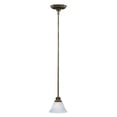 thumbnail image 1 of 91068MRKB Maxim Lighting Pacific-1 Light Mini Pendant in Transitional style-7 Inches wide by 6 inches high-Kentucky Bronze Finish-Marble Glass Color, 1 of 2