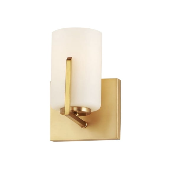 21281SWSBR Maxim Lighting Dart-One Light Wall Sconce-5.5 Inches wide by 7.75 inches high-Satin Brass Finish