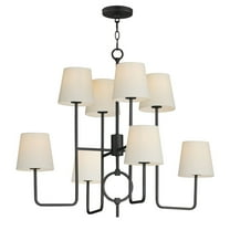 Maxim Lighting - Paoli - 8 Light 2-Tier Chandelier-27.75 Inches Tall and 34