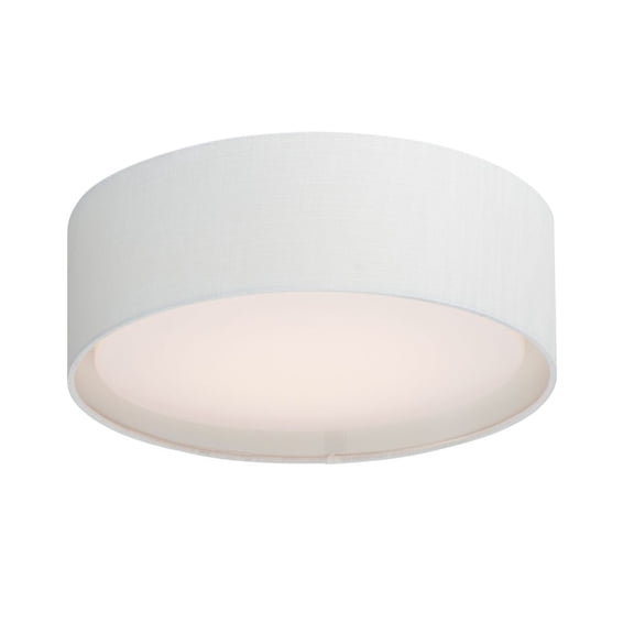 60232WL-Maxim Lighting-Prime - 28W 1 LED Flush Mount In Modern Style-7.88 Inches Tall and 20 Inches Wide-White Linen Finish