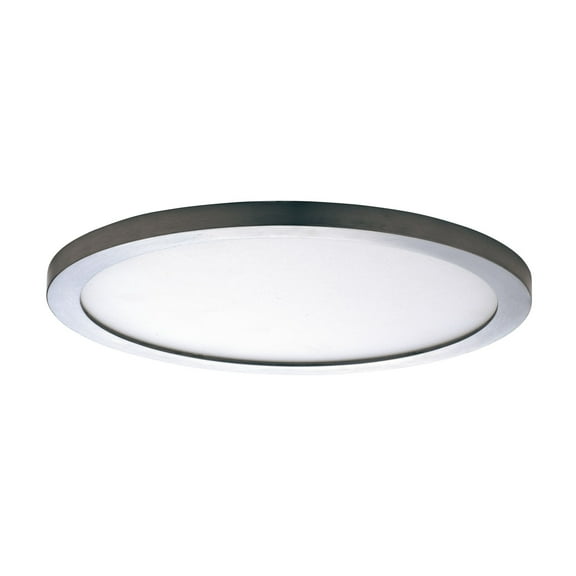 Maxim Lighting Satin Nickel Wafer 15" Indoor/Outdoor LED Ceiling Light