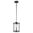 thumbnail image 1 of 25252CLBK Maxim Lighting Sentinel - 1 Light Mini Pendant-11.25 Inches Tall and 6.75 Inches Wide-Black Finish    -Traditional Installation, 1 of 5