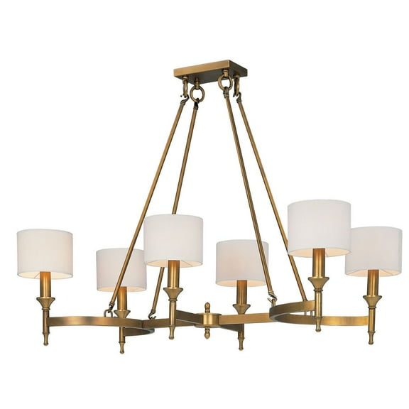 Maxim Lighting - Six Light Chandelier - Fairmont-Six Light Chandelier in Rustic
