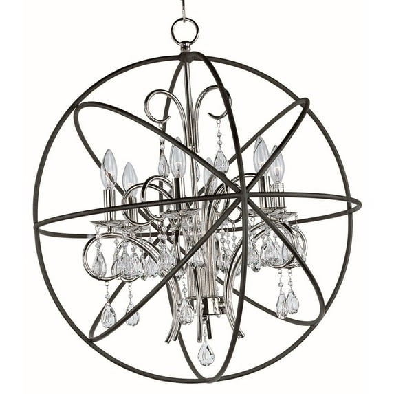 Maxim Lighting - Six Light Pendant - Orbit-Six Light Chandelier in Modern