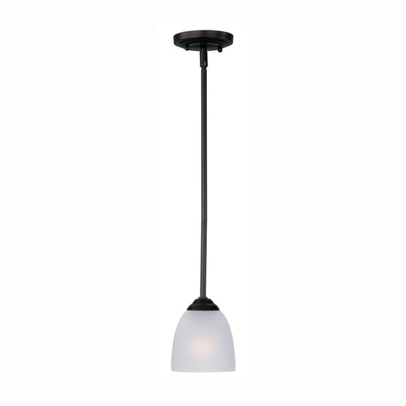 Maxim Stefan 1-Light Mini Pendant - Black - 92061FTBK