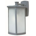 thumbnail image 1 of Maxim Lighting Terrace EE - One Light Large Outdoor Wall Sconce, Platinum Finish with Frosted Seedy Glass, 1 of 1