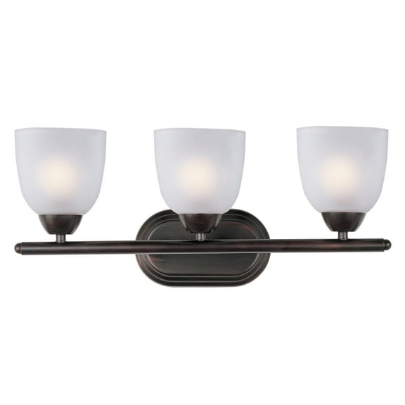 Open Box Maxim Lighting - Three Light Bath Vanity - Axis-3 Light Transitional Bath Vanity