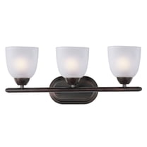 Maxim Lighting - Three Light Bath Vanity - Axis-3 Light Transitional Bath Vanity