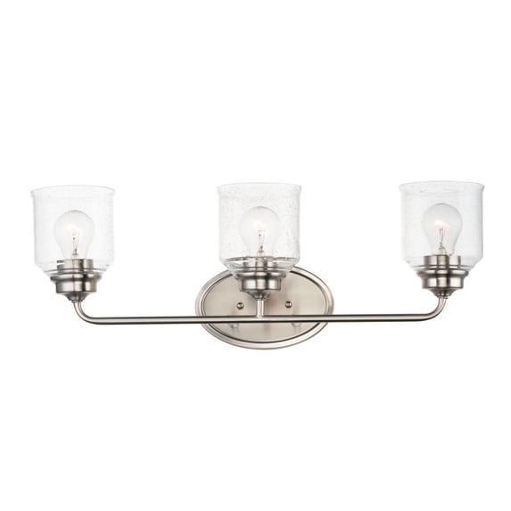 Maxim Lighting - Bath Vanity - Acadia-Bath Vanity Light-Bell Shaped Glass