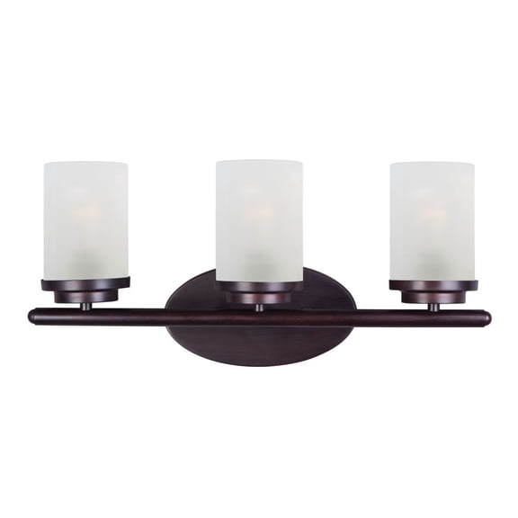 Maxim Lighting - Three Light Bath Vanity - Corona-3 Light Contemporary Bath