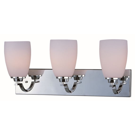Maxim Lighting - Three Light Bath Vanity - Rocco-3 Light Modern Bath Vanity in