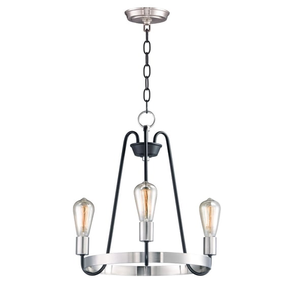 Maxim Lighting - Three Light Chandelier - Single-Tier Chandelier - Haven-Three