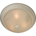 thumbnail image 1 of 5842MRTW Maxim Lighting Essentials-3 Light Flush Mount in Utility style-Textured White Finish-Marble Glass Color, 1 of 2