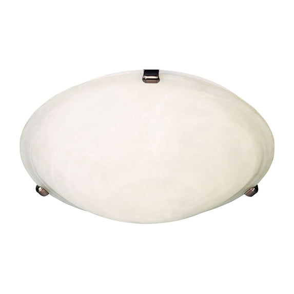 2681MROI Maxim Lighting Malaga-3 Light Flush Mount in Transitional style-16 Inches wide by 4 inches high-Oil Rubbed Bronze Finish-Marble Glass Color