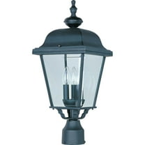 3 Light Outdoor Pole/Post Mount Maxim Lighting 3008Bk