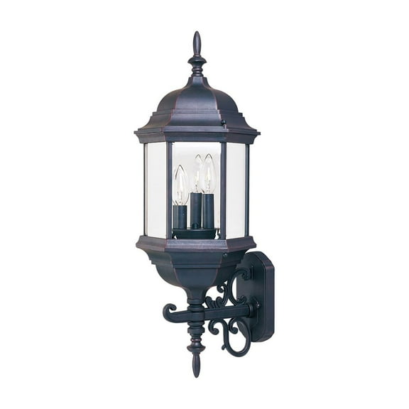 Maxim Lighting - Three Light Outdoor Wall Lantern - Outdoor Wall Mount - Cast-3