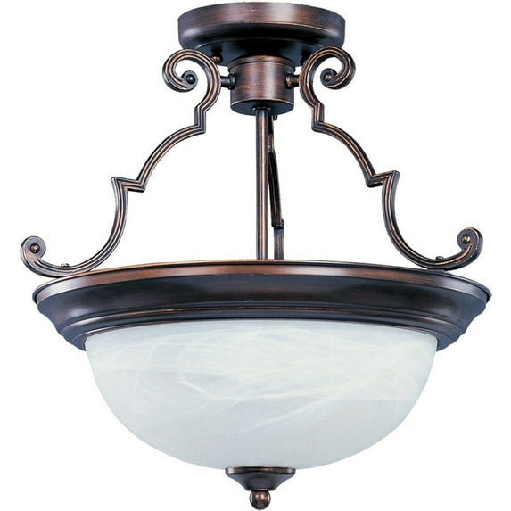 Maxim Lighting - Three Light Semi Flush Mount - Semi-Flush Mount - Essentials-3