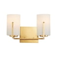 thumbnail image 1 of 21282SWSBR Maxim Lighting Dart-2 Light Bath Vanity-12.5 Inches wide by 7.75 inches high-Satin Brass Finish, 1 of 9