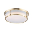thumbnail image 1 of 2 Light Flush Mount-Satin Brass Finish Maxim Lighting 10272Wtsbr, 1 of 5