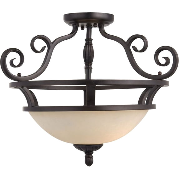 Maxim Lighting - Two Light Semi-Flush Mount - Semi-Flush Mount - Manor - Two