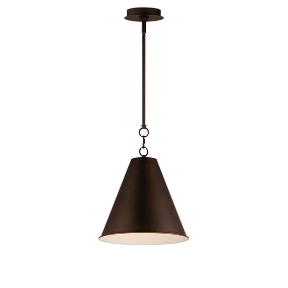 15162CHB Maxim Lighting Veritas - 1 Light Pendant-15.5 Inches Tall and 12 Inches Wide-Chestnut Bronze Finish