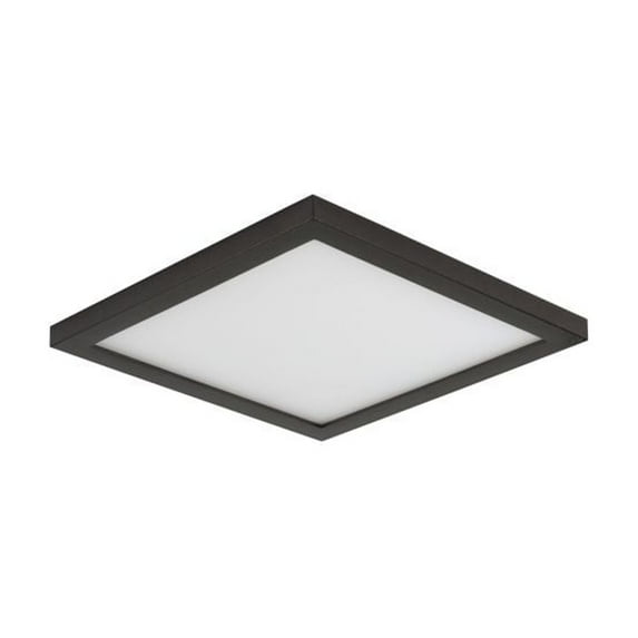 Maxim Lighting - Wafer - 10W 1 LED Square Flush Mount-0.5 Inches Tall and 5