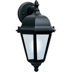 Maxim Lighting Westlake - 15" 7W 1 LED Outdoor Wall Lantern, Black Finish with Frosted Glass