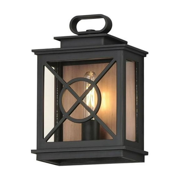 40802CLACPBK Maxim Lighting Yorktown VX - 1 Light Outdoor Wall Mount-12.25 Inches Tall and 8.5 Inches Wide