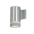 thumbnail image 1 of Maxim Lightray One Light 8-Inch Outdoor Wall Light - Brushed Aluminum - 6110AL, 1 of 3