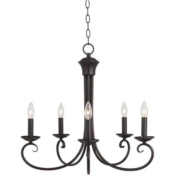 70005OI Maxim Lighting Loft-5 Light Chandelier in Early American style-25 Inches wide by 23 inches high     -Traditional Installation