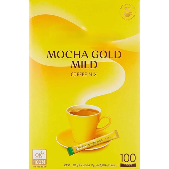 Maxim Mocha Gold Mild Coffee Mix - 100pks