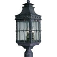 thumbnail image 1 of Maxim Nantucket Three Light 22-Inch Outdoor Post Light - Country Forge - 30080CDCF, 1 of 5