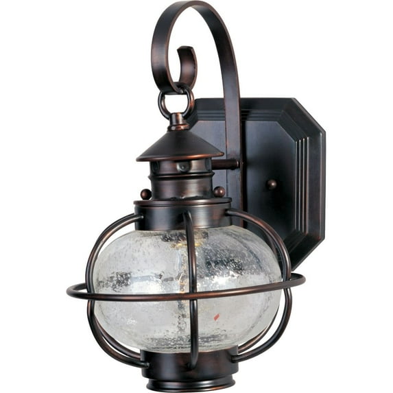 Maxim Portsmouth One Light 13-Inch Outdoor Wall Light - Oil Rubbed Bronze - 30502CDOI
