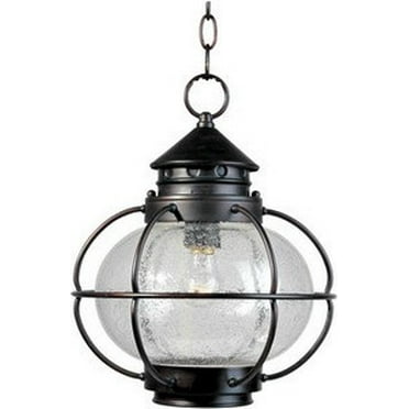 Maxim Portsmouth One Light 14-Inch Outdoor Hanging Lantern - Oil Rubbed Bronze - 30506CDOI
