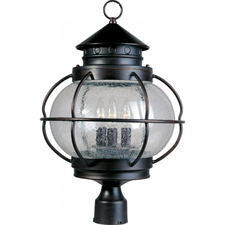 Maxim Portsmouth Three Light 22-Inch Outdoor Post Light - Oil Rubbed Bronze - 30501CDOI