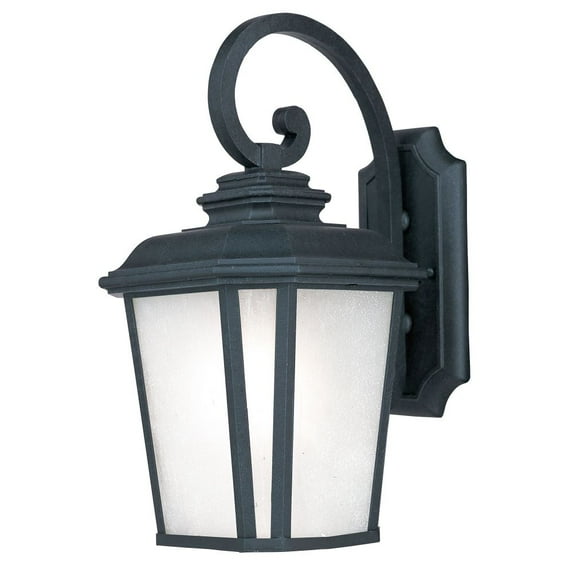 Maxim Radcliffe One Light 16-Inch Outdoor Wall Light - Black Oxide - 3344WFBO