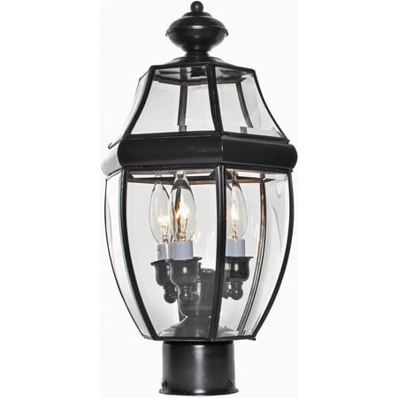 Maxim South Park Three Light 18-Inch Outdoor Post Light - Burnished - 6097CLBU