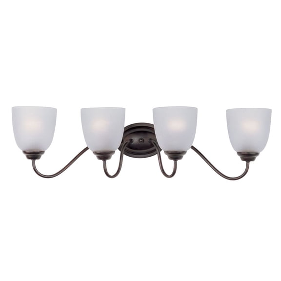 10074FTOI Maxim Lighting Stefan-4 Light Contemporary Bath Vanity in Contemporary style-29.75 Inches wide by 8 inches high-Oil Rubbed Bronze Finish