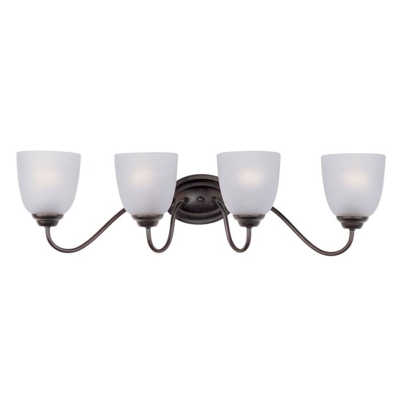 10074FTOI Maxim Lighting Stefan-4 Light Contemporary Bath Vanity in Contemporary style-29.75 Inches wide by 8 inches high-Oil Rubbed Bronze Finish