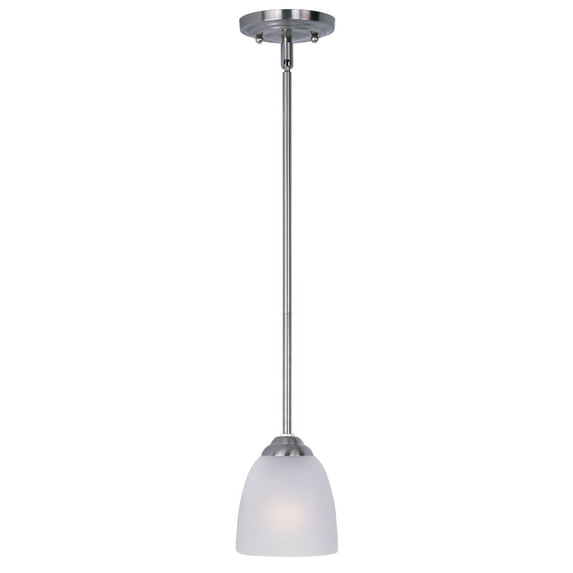 Maxim Stefan 1-Light Mini Pendant - Satin Nickel - 92061FTSN