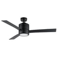 thumbnail image 1 of 88806BK Maxim Lighting Tanker - 52 Inch Outdoor 3 Blade Ceiling Fan with Light Kit-Black Finish, 1 of 5