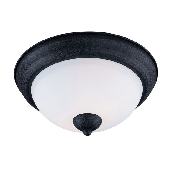 21650SWTXB-Maxim Lighting-Taylor - 11.25 Inch Two Light Flush Mount-Textured Black Finish
